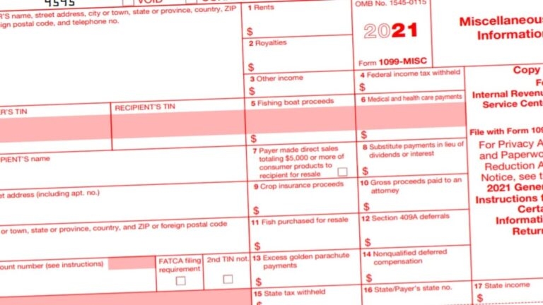 1099 Misc Fillable Form 2022