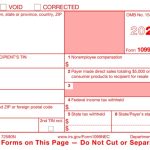 1099-nec Form 2022 Fillable