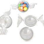 12 Clear Plastic Ball 5 Point Star Fillable Ornament Favor 3