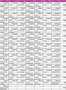 26 Week Marathon Training Schedule Fillable - Fillable Form 2023