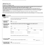 Bankruptcy Proof Of Claim Form Fillable