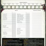 Black CrUSade Fillable Character Sheet