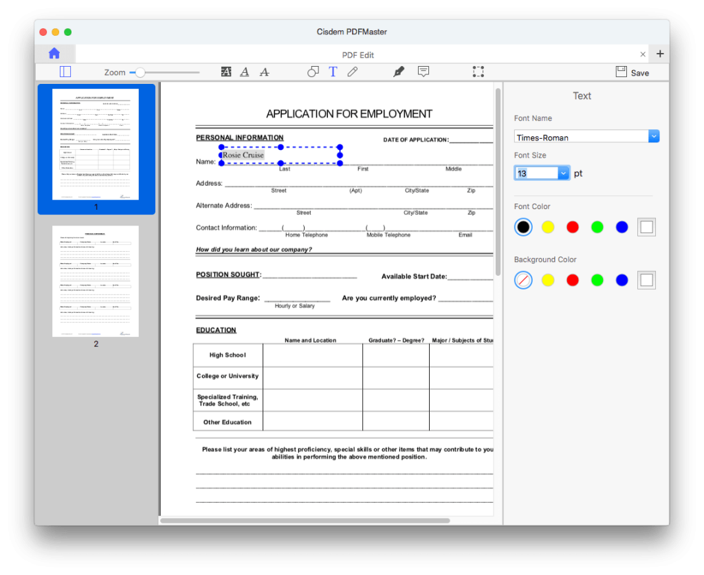 Free Fillable Form Mac Printable Forms Free Online