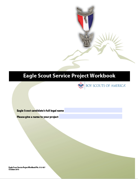 Eagle Scout Project Workbook Fillable PDF