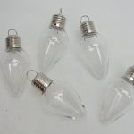 Acrylic Fillable Light Bulb Ornaments