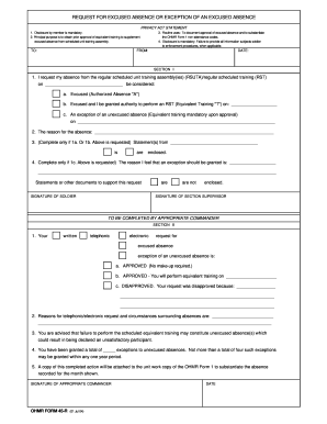 Army Rst Form 2022 Fillable