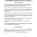 Best Durable Power Of Attorney Form