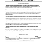 Can I Print A Power Of Attorney Form