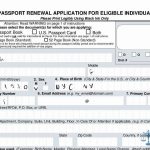 Forms To Fill Out For Passport