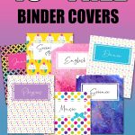 Free Printable Customizable Binder Covers