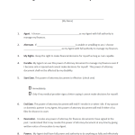 Free Printable Durable Power Of Attorney Form Washington State
