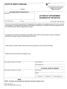 Free Printable Guardianship Forms Nc - Fillable Form 2024