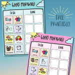 Free Printable Morning Routine Chart