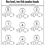 Free Printable Number Bonds Worksheets For Kindergarten