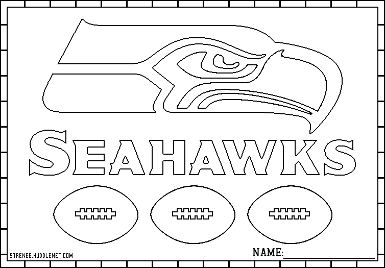 Free Printable Seahawks Coloring Pages