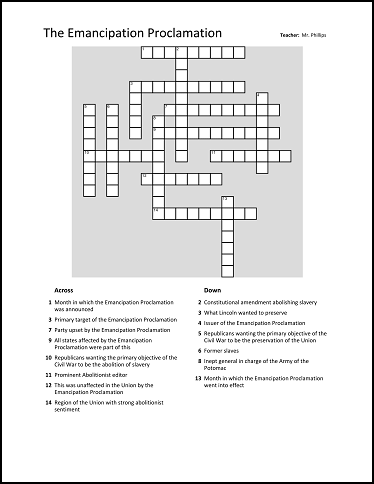 Make Your Own Crossword Puzzle Free Printable