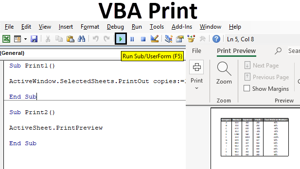 Print Form Excel Vba