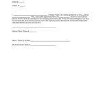 Printable Blank Notary Form