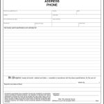 Printable Blank Proposal Forms