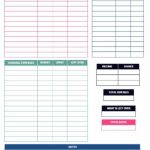 Printable Budget Sheets For Young Adults