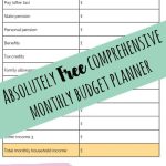 Printable Budget Worksheet Uk