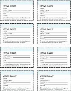 Printable Contest Entry Forms - Fillable Form 2023