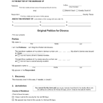 Printable Divorce Documents