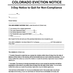 Printable Eviction Notice Colorado