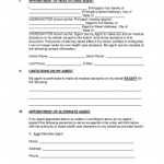 Printable Form For Medical Power Of Attorney