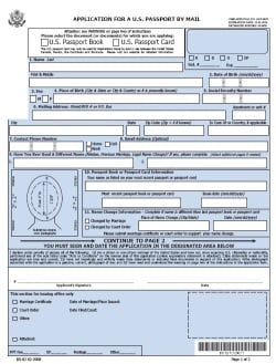 Printable Form To Renew Us Passport