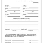 Printable Free Bill Of Sale Form