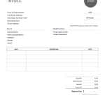 Printable Free Invoice Forms