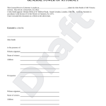 Printable Free Power Of Attorney Form Template Uk
