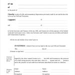 Printable Free Will Forms