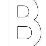 Printable Letter B Template