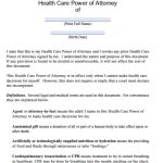 Printable Medical Power Of Attorney Form Ohio