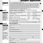 Printable Passport Renewal Form Uk