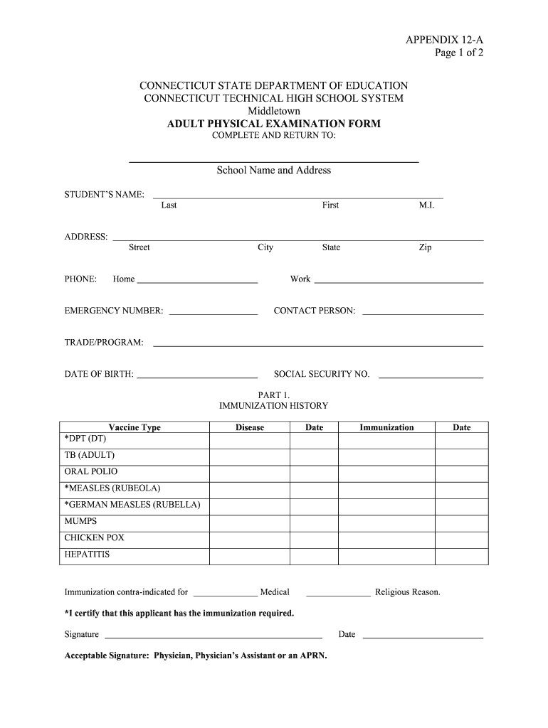 Printable Physical Form