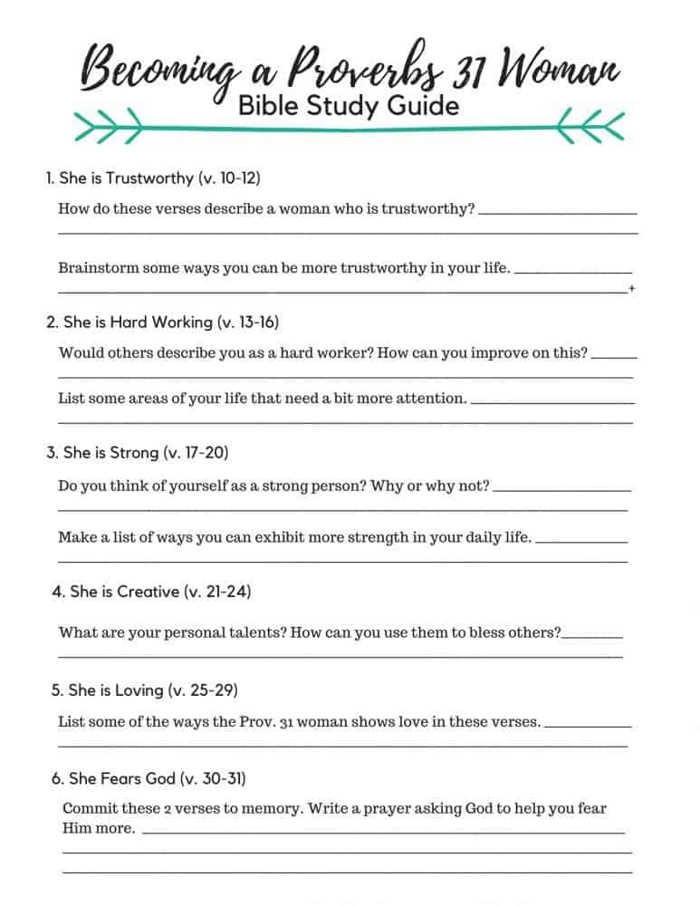 Printable Womens Bible Study Lessons Free Fillable Form 2023