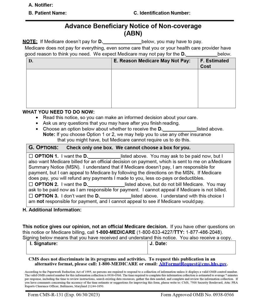 What Is An Abn Form