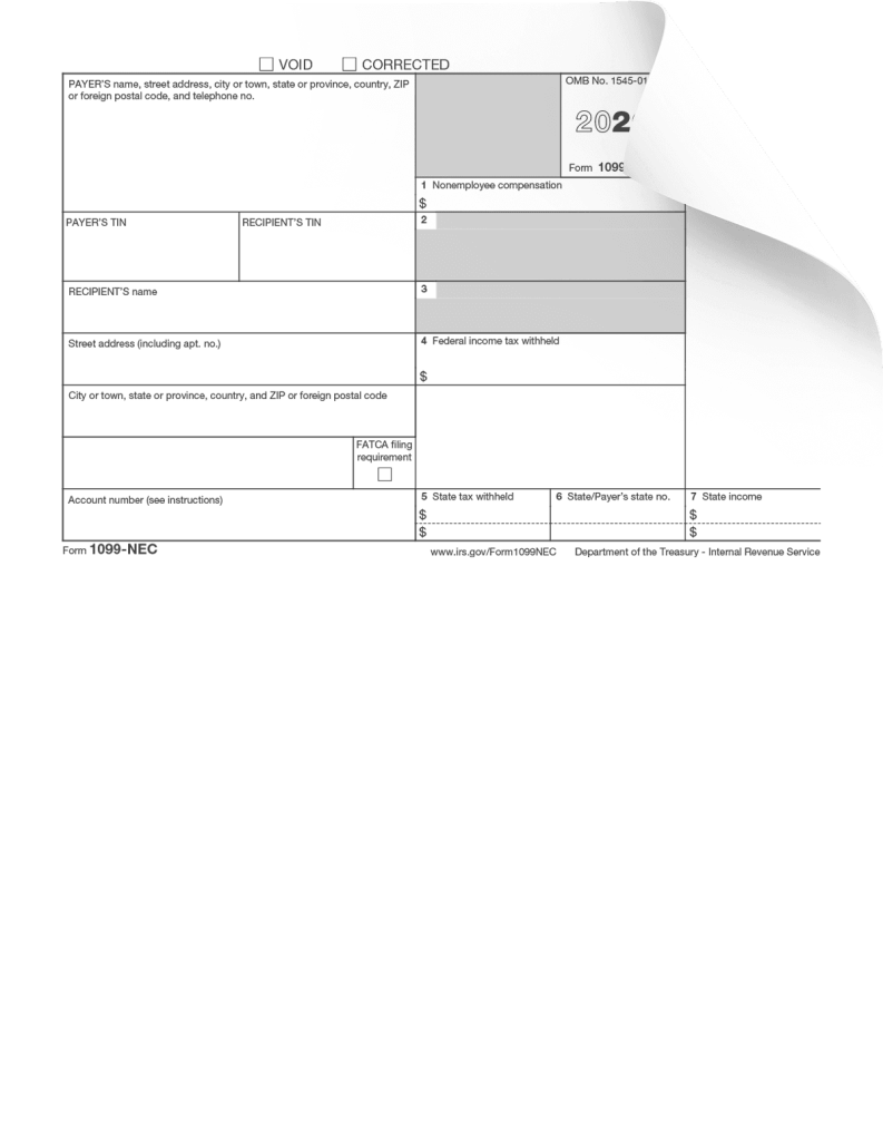 Fillable 1099nec Form 2023 Fillable Form 2024