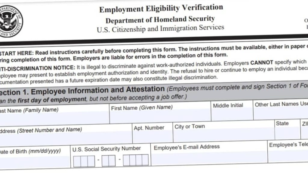 Fillable 1 9 Form 2023 Fillable Form 2024
