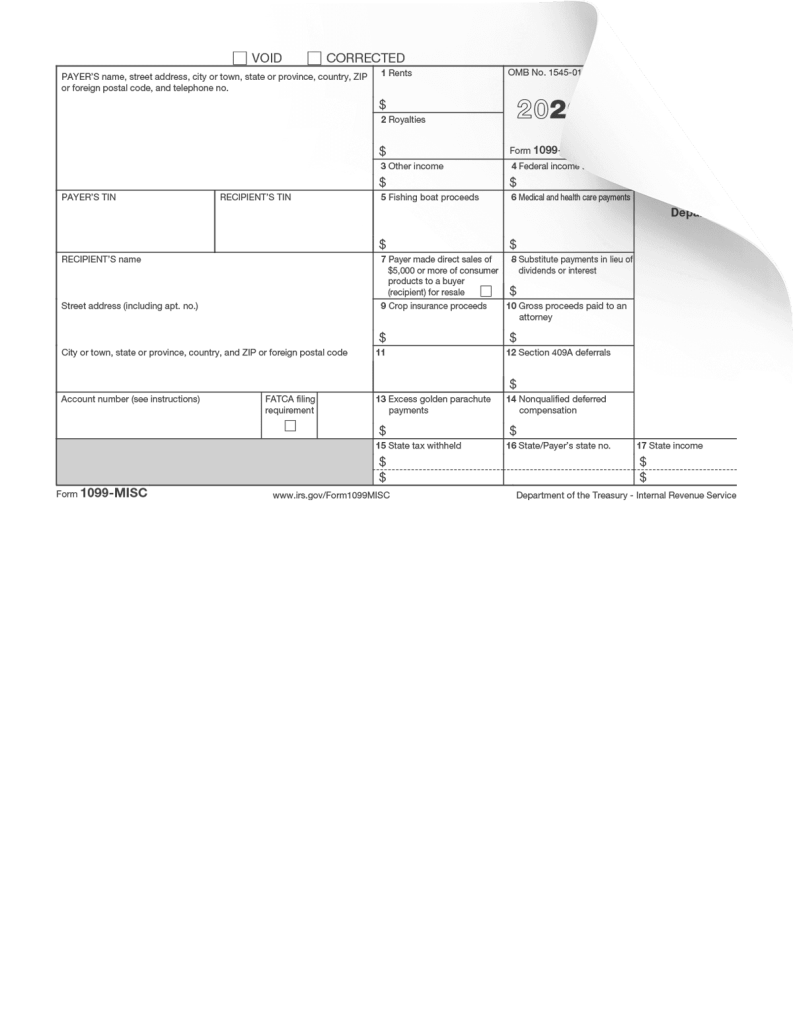 Fillable Form 1099 Misc 2023