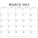 March 2023 Free Printable Calendars And Planners PDF Templates 7calendar