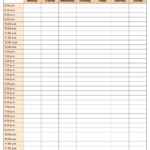 10 Best 24 Hour Calendar Printable Study Planner Printable Study Schedule Template Weekly Planner Template