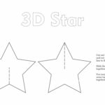 10 Best 3D Star Printable Template Printablee