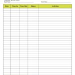 10 Best Blank Printable Timesheets Printablee