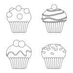 10 Best Cupcake Printable Template For Preschool Printablee