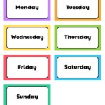 10 Best Days Of The Week Printables Printablee