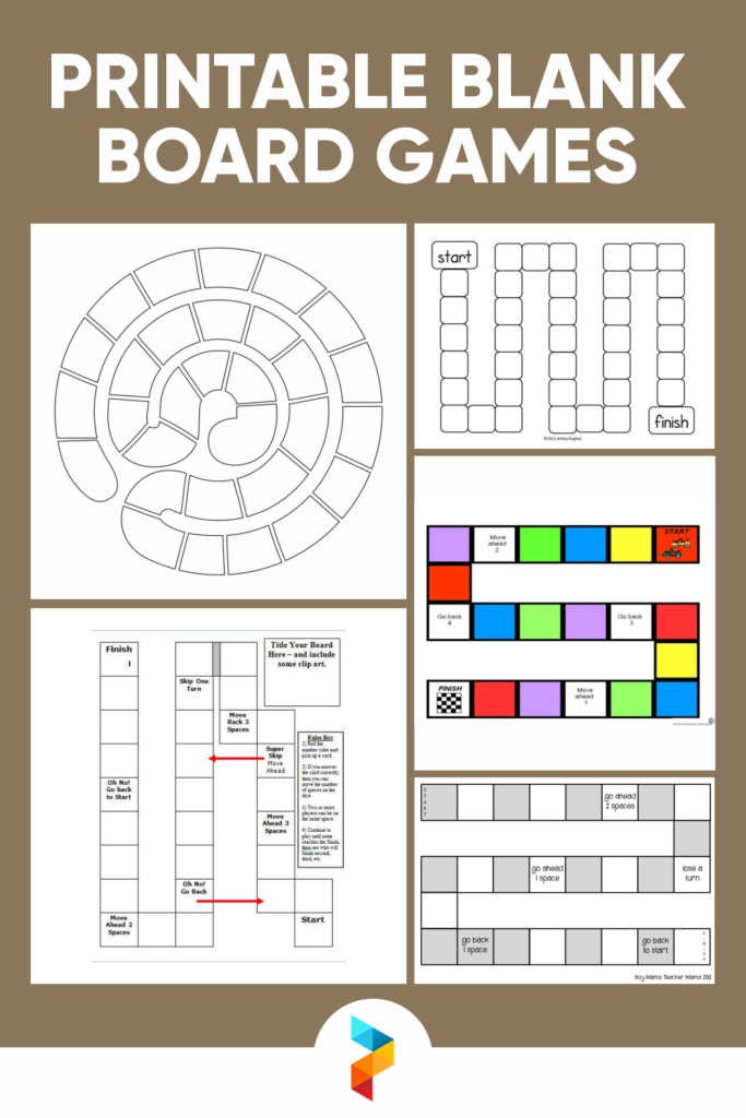 16 Free Printable Board Game Templates